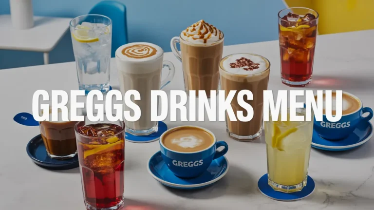 Greggs Drinks Menu