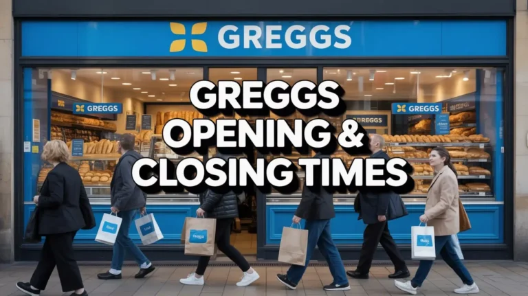 Greggs Opening Times