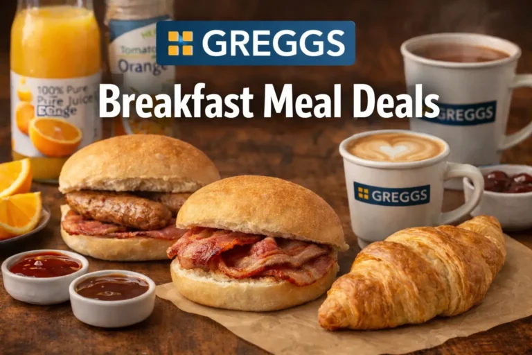Greggs Breakfast Meal Deals