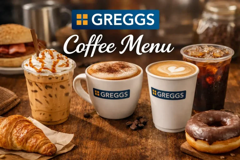 Greggs Coffee Menu with Prices